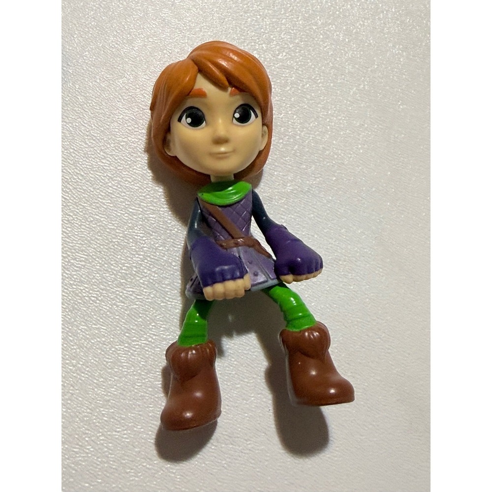 DreamWorks Dragons Rescue Riders Leyla Action Figure Purple Green‎ Toy